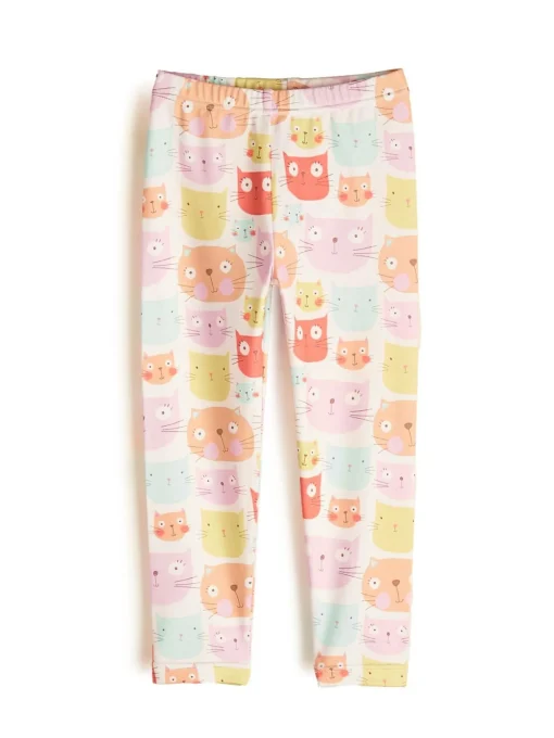 GATE Miękkie legginsy z nadrukiem|Dzieci Dziewczynki·Spodnie I Legginsy