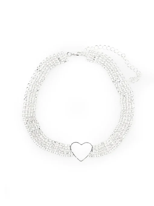 GATE Naszyjnik typu choker z ozdobnymi kamieniami| Akcesoria·Biżuteria