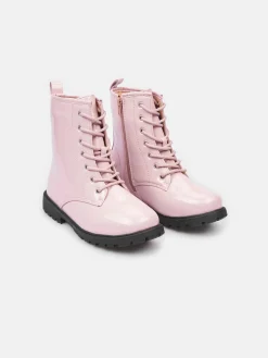 GATE Ocieplane, lakierowane botki z zamkiem błyskawicznym|Dzieci Dziewczynki·Buty