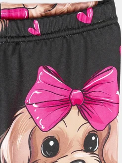 GATE Ocieplane miękkie legginsy z nadrukiem|Dzieci Dziewczynki·Spodnie I Legginsy