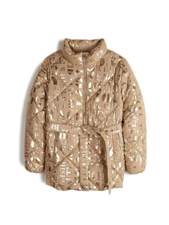 GATE Pikowana kurtka zimowa z paskiem| Kurtki I Płaszcze·Kurtki Zimowe|Kurtki I Płaszcze·Pikowana Kurtka