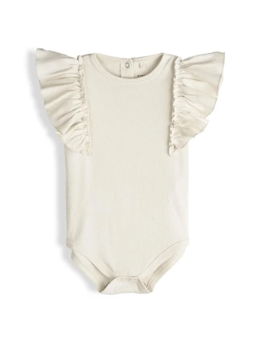 GATE Prążkowane body z marszczeniami|Dzieci Baby
