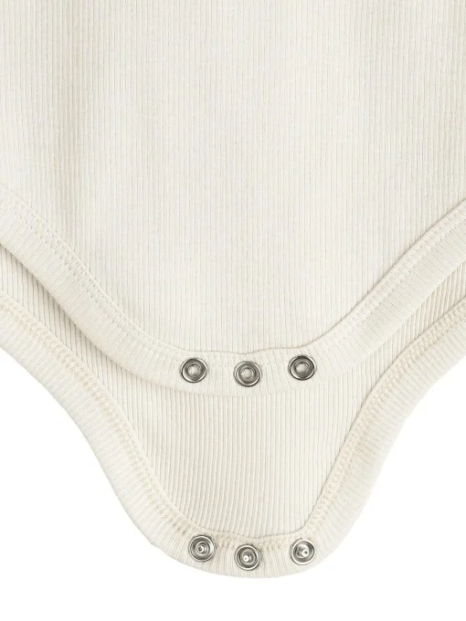 GATE Prążkowane body z marszczeniami|Dzieci Baby