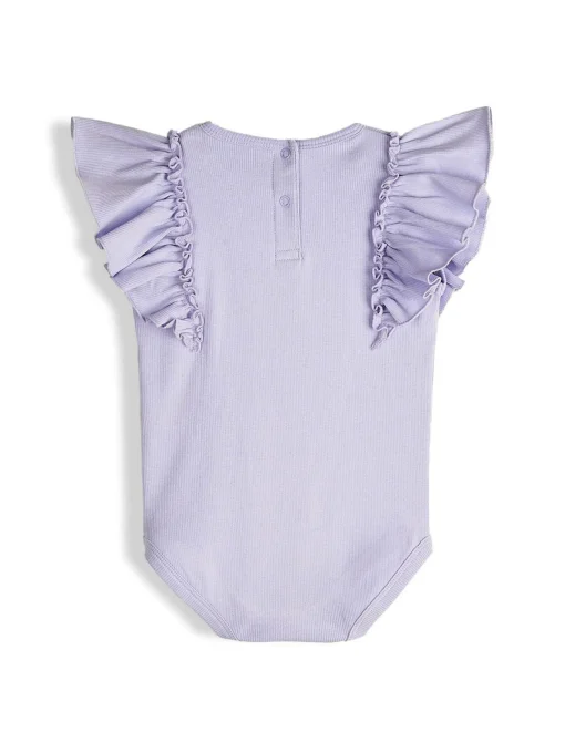 GATE Prążkowane body z marszczeniami|Dzieci Baby