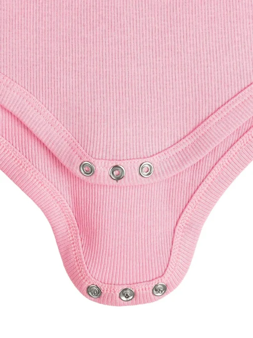 GATE Prążkowane body z marszczeniami|Dzieci Baby