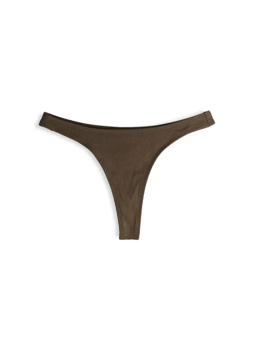 GATE Prążkowane stringi od bikini| Kategorie·Stroje Kąpielowe ☀️