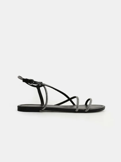 GATE Sandały z ozdobnymi kamieniami| Buty