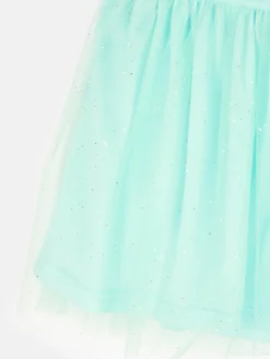 GATE Siatkowa spódnica z lśniącymi kropkami|Dzieci Dziewczynki·Ostatnie Sztuki Ubrania Dla Dziewczynek|Dziewczynki·Spódnice ☀️