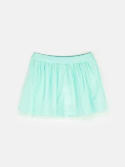 GATE Siatkowa spódnica z lśniącymi kropkami|Dzieci Dziewczynki·Ostatnie Sztuki Ubrania Dla Dziewczynek|Dziewczynki·Spódnice ☀️