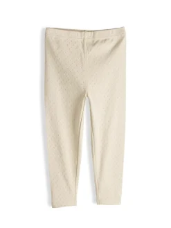GATE Strukturalne legginsy bawełniane|Dzieci Baby