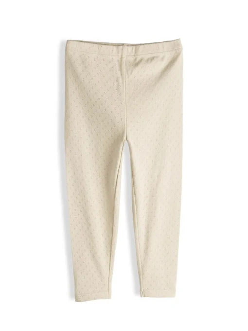 GATE Strukturalne legginsy bawełniane|Dzieci Baby