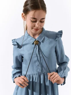 GATE Sukienki z falbankami|Dzieci Dziewczynki·Sukienki