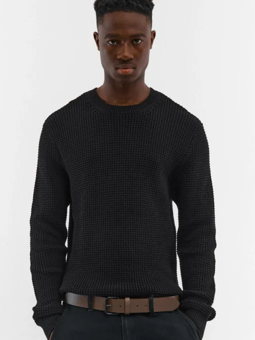 GATE Sweter w strukturalny wzór| Swetry I Bluzy·Swetry