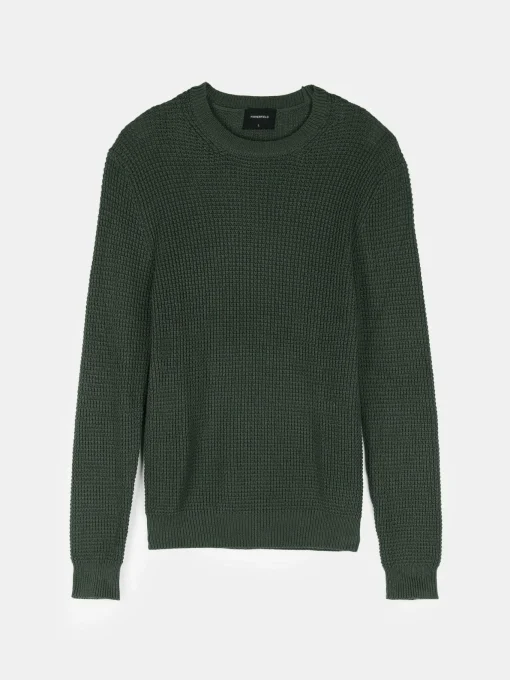GATE Sweter w strukturalny wzór| Swetry I Bluzy·Swetry