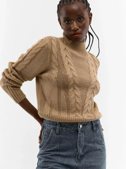 GATE Sweter w warkocze| Swetry I Bluzy·Swetry