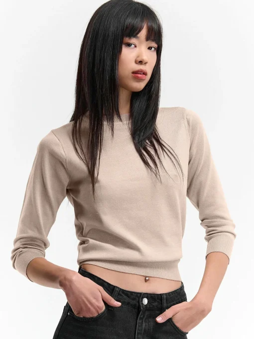 GATE Sweter z rękawami 3/4| Swetry I Bluzy·Swetry