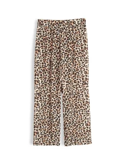 GATE Szerokie spodnie z wiskozy|Dzieci Dziewczynki·Spodnie I Legginsy