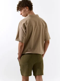 GATE Szorty bawełniane muślinowe| Spodnie·Spodenki ☀️