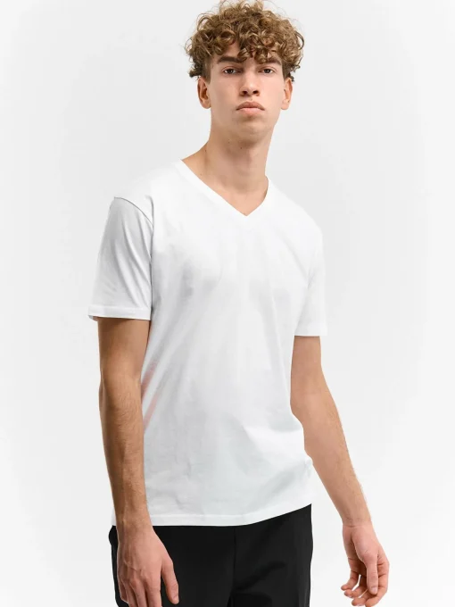 GATE T-shirt basic z bawełny slim fit| Koszulki·Koszulki ☀️|Koszulki·Basic Koszulki I Podkoszulki