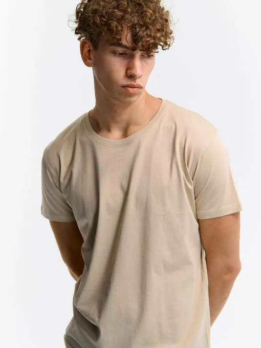 GATE T-shirt basic z bawełny slim fit| Koszulki·Koszulki ☀️|Koszulki·Basic Koszulki I Podkoszulki