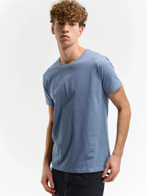 GATE T-shirt basic z bawełny slim fit| Koszulki·Koszulki ☀️|Koszulki·Basic Koszulki I Podkoszulki