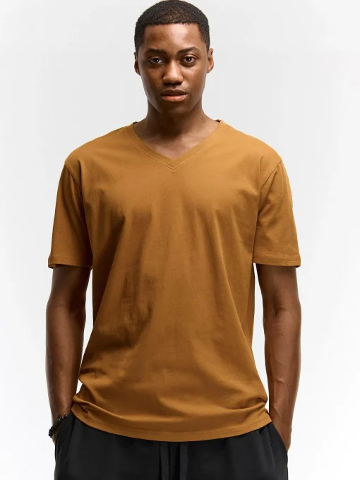 GATE T-shirt basic z bawełny slim fit| Koszulki·Koszulki ☀️|Koszulki·Basic Koszulki I Podkoszulki