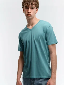 GATE T-shirt basic z bawełny slim fit| Koszulki·Koszulki ☀️|Koszulki·Basic Koszulki I Podkoszulki