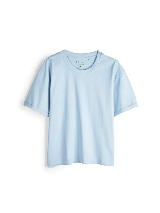 GATE T-shirt o luźnym kroju, wykonany z bawełny| Koszulki I Topy·Koszulki
