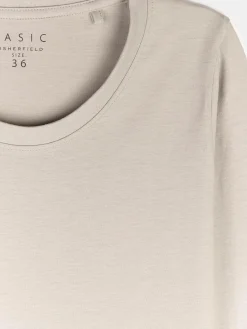 GATE T-shirt z asymetrycznym dołem| Koszulki I Topy·Koszulki