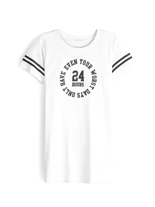 GATE T-shirt z bawełnianej dzianiny| Koszulki I Topy·Koszulki|Koszulki I Topy·Koszulki Z Nadrukiem