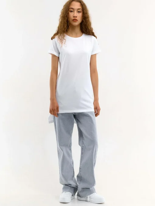 GATE T-shirt z bawełnianej dzianiny| Koszulki I Topy·Koszulki