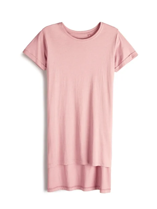 GATE T-shirt z bawełnianej dzianiny| Koszulki I Topy·Koszulki