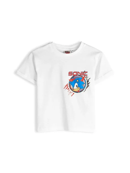 GATE T-shirt z bawełny Sonic|Dzieci Chłopcy·Koszulki