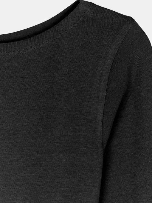 GATE T-shirt z dekoltem w łódkę| Koszulki I Topy·Koszulki