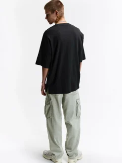 GATE T-shirt z grubej bawełny z kieszenią| Koszulki·Koszulki ☀️|Koszulki·Basic Koszulki I Podkoszulki