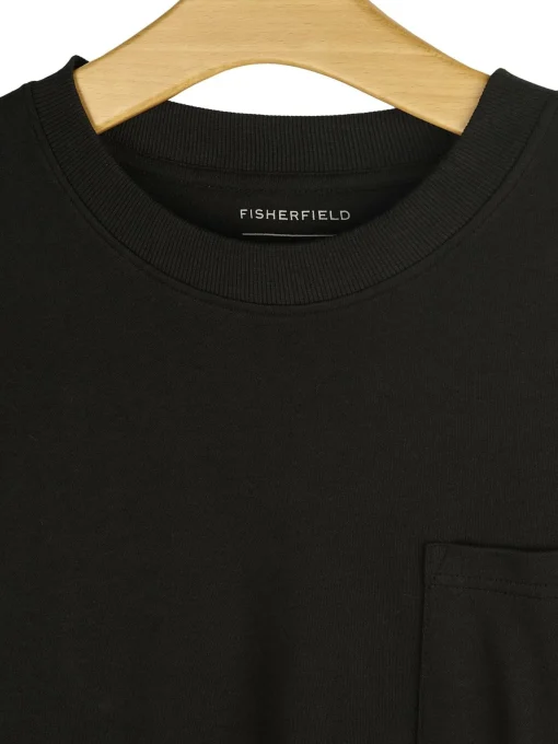 GATE T-shirt z grubej bawełny z kieszenią| Koszulki·Koszulki ☀️|Koszulki·Basic Koszulki I Podkoszulki