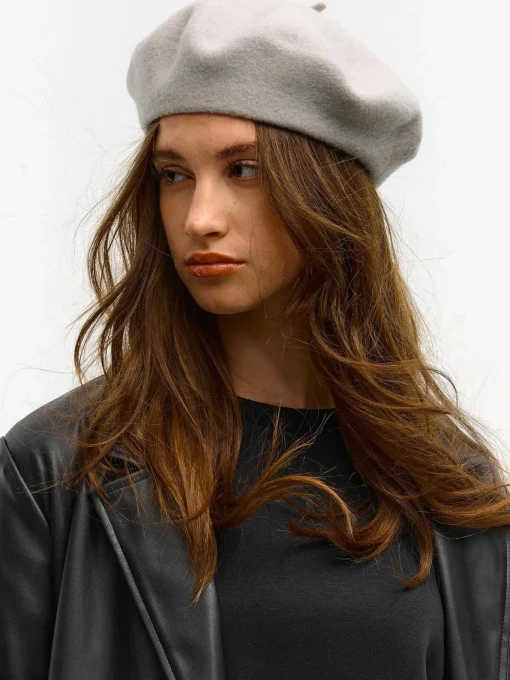 GATE Wełniany beret| Akcesoria·Czapki