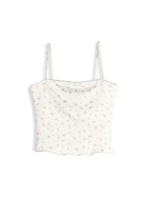 GATE Wzorzysty top bez rękawów| Koszulki I Topy·Podkoszulki ☀️|Koszulki I Topy·Crop Top ☀️