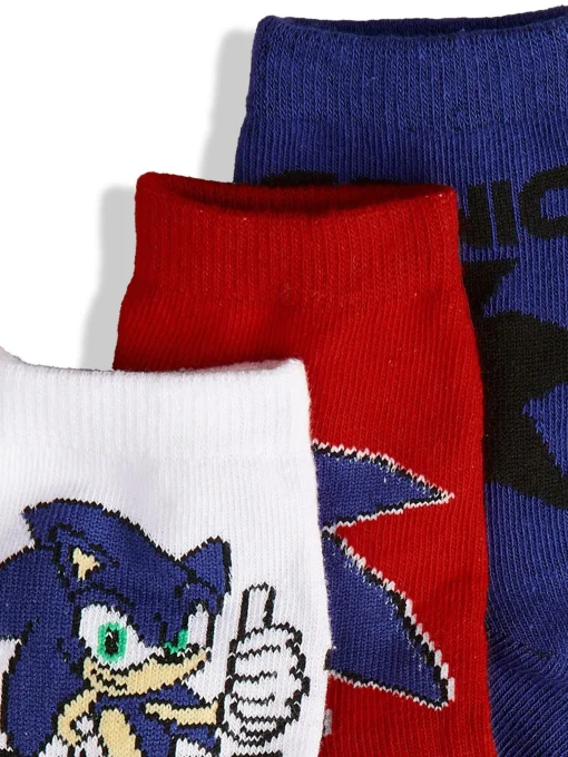 GATE Zestaw 3 par skarpetek Sonic|Dzieci Akcesoria|Chłopcy·Skarpety